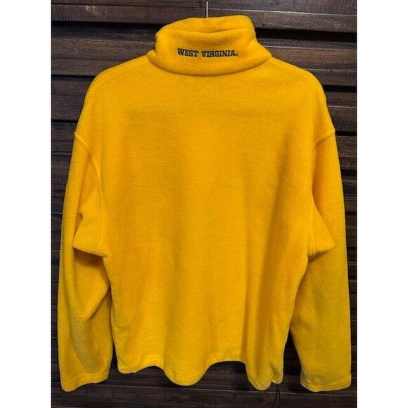 Mens LRG West Virginia University Full-Zip Fleece Jacket Columbia GOLD‎ YELLOW - Picture 5 of 11
